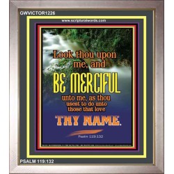 BE MERCIFUL UNTO ME   Bible Verse Framed for Home   (GWVICTOR1226)   