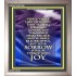 YOUR SORROW SHALL BE TURNED INTO JOY   Framed Scripture Art   (GWVICTOR1309)   "14x16"