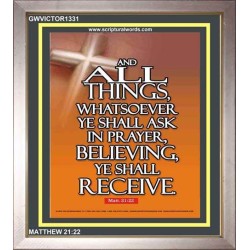 ALL THINGS   Biblical Paintings Frame   (GWVICTOR1331)   