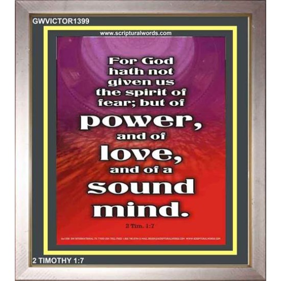 A SOUND MIND   Christian Paintings Frame   (GWVICTOR1399)   