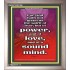 A SOUND MIND   Christian Paintings Frame   (GWVICTOR1399)   "14x16"