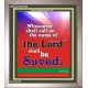 WHOSOEVER SHALL CALL   Inspiration Wall Art Frame   (GWVICTOR1632)   