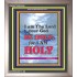 BE HOLY FOR I AM HOLY   Christian Artwork Acrylic Glass Frame   (GWVICTOR1634)   "14x16"