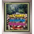 ALL THINGS   Encouraging Bible Verses Frame   (GWVICTOR1714)   "14x16"