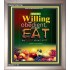 WILLING AND OBEDIENT   Christian Paintings Frame   (GWVICTOR1758)   "14x16"