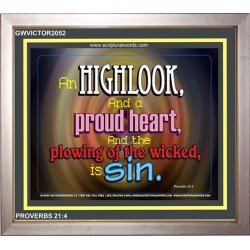 A PROUD HEART   Frame Biblical Paintings   (GWVICTOR2052)   