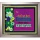 SIN SHALL NOT HAVE DOMINION   Portrait of Faith Wooden Framed   (GWVICTOR2073)   