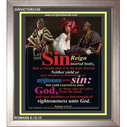 YIELD YOURSELVES UNTO GOD   Bible Scriptures on Love Acrylic Glass Frame   (GWVICTOR3155)   "14x16"