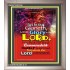 WHOM THE LORD COMMENDETH   Large Frame Scriptural Wall Art   (GWVICTOR3190)   "14x16"