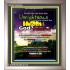 UNRIGHTEOUS SHALL NOT INHERIT THE KINGDOM   Large Framed Scripture Wall Art   (GWVICTOR3204)   "14x16"