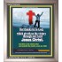 VICTORY THROUGH OUR LORD JESUS CHRIST   Encouraging Bible Verses Framed   (GWVICTOR3238)   "14x16"