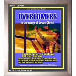 WORD OF THEIR TESTIMONY   Contemporary Christian Poster   (GWVICTOR3256)   
