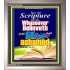 WHOSOEVER BELIEVETH   Acrylic Glass Frame Scripture Art   (GWVICTOR3297)   "14x16"