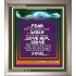 WITH ALL THY HEART   Scriptural Portrait Acrylic Glass Frame   (GWVICTOR3306B)   "14x16"