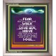 WITH ALL THY HEART   Scriptural Portrait Acrylic Glass Frame   (GWVICTOR3306B)   