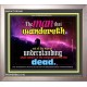 UNDERSTANDING   Inspirational Bible Verse Framed   (GWVICTOR3351)   