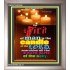 THE SPIRIT OF MAN IS THE CANDLE OF THE LORD   Framed Hallway Wall Decoration   (GWVICTOR3355)   "14x16"