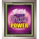 WITH POWER   Frame Bible Verses Online   (GWVICTOR3422)   