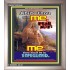 ABIDE THOU WITH ME   Modern Christian Wall Dcor   (GWVICTOR3545)   "14x16"