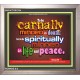 BE SPIRITUALLY MINDED   Custom Frame Scripture Art   (GWVICTOR3704)   
