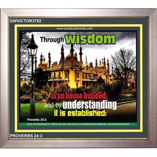 WISDOM AND UNDERSTANDING   Scripture Wall Art   (GWVICTOR3782)   