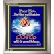BE GLAD AND REJOICE   Christian Frame Art   (GWVICTOR3871A)   