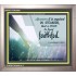 BE FOUND FAITHFUL   Modern Christian Wall Dcor Frame   (GWVICTOR3890)   "16x14"