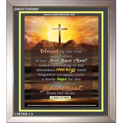 ABUNDANT MERCY   Christian Quote Framed   (GWVICTOR3907)   
