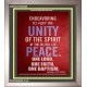 UNITY OF THE SPIRIT   Acrylic Glass Frame Scripture Art   (GWVICTOR3995)   