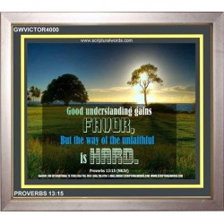 UNFAITHFULNESS   Framed Restroom Wall Decoration   (GWVICTOR4000)   "16x14"