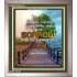YOUR SORROW SHALL BE TURNED INTO JOY   Christian Paintings Acrylic Glass Frame   (GWVICTOR4118)   "14x16"