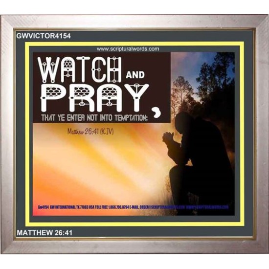 WATCH AND PRAY   Church office Paintings   (GWVICTOR4154)   
