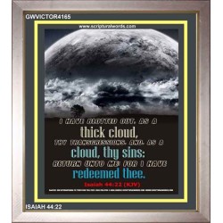 THICK CLOUD   Frame Bible Verse Online   (GWVICTOR4165)   