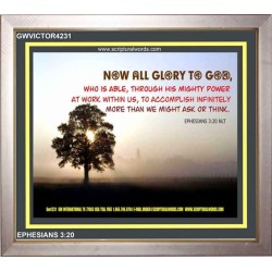 ALL GLORY TO GOD   Art & Wall Dcor   (GWVICTOR4231)   
