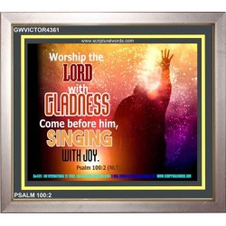 WORSHIP THE LORD   Art & Wall Dcor   (GWVICTOR4361)   