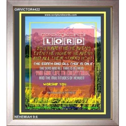 YOU ALONE ARE THE LORD   Scripture Art   (GWVICTOR4422)   