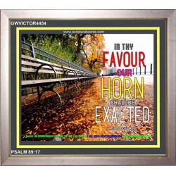 THY FAVOUR   Framed Bible Verse Online   (GWVICTOR4454)   