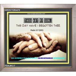 THOU ART MY SON   Bible Verse Framed for Home Online   (GWVICTOR4470)   