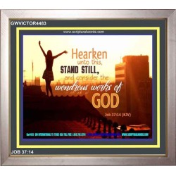 STAND STILL   Bible Verse Frame Art Prints   (GWVICTOR4483)   