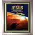 AT THE NAME OF JESUS   Contemporary Christian Wall Art Acrylic Glass frame   (GWVICTOR4530)   "14x16"