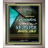 WRONGFULLY REJOICE OVER ME   Acrylic Glass Frame Scripture Art   (GWVICTOR4555)   "14x16"