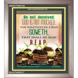 BE NOT DECEIVETH   Contemporary Christian Wall Art   (GWVICTOR4736)   