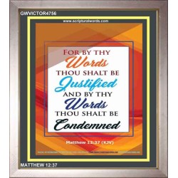 BE JUSTIFIED   Inspiration Wall Art Frame   (GWVICTOR4756)   