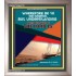 THE WILL OF THE LORD   Custom Framed Bible Verse   (GWVICTOR4778)   "14x16"