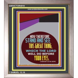 THIS GREAT THING   Large Framed Scripture Wall Art   (GWVICTOR4810)   