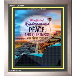 TRUST FOREVER   Frame Bible Verse   (GWVICTOR4844)   "14x16"