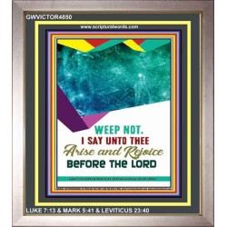 ARISE AND REJOICE BEFORE THE LORD   Christian Paintings   (GWVICTOR4850)   "14x16"
