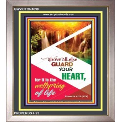 WELLSPRING OF LIFE   Christian Artwork Frame   (GWVICTOR4890)   "14x16"