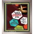 WE SHALL BE SAVED   Inspiration Wall Art Frame   (GWVICTOR4944)   "14x16"