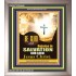 BE GLAD   Bible Scriptures on Love Acrylic Glass Frame   (GWVICTOR4948)   "14x16"